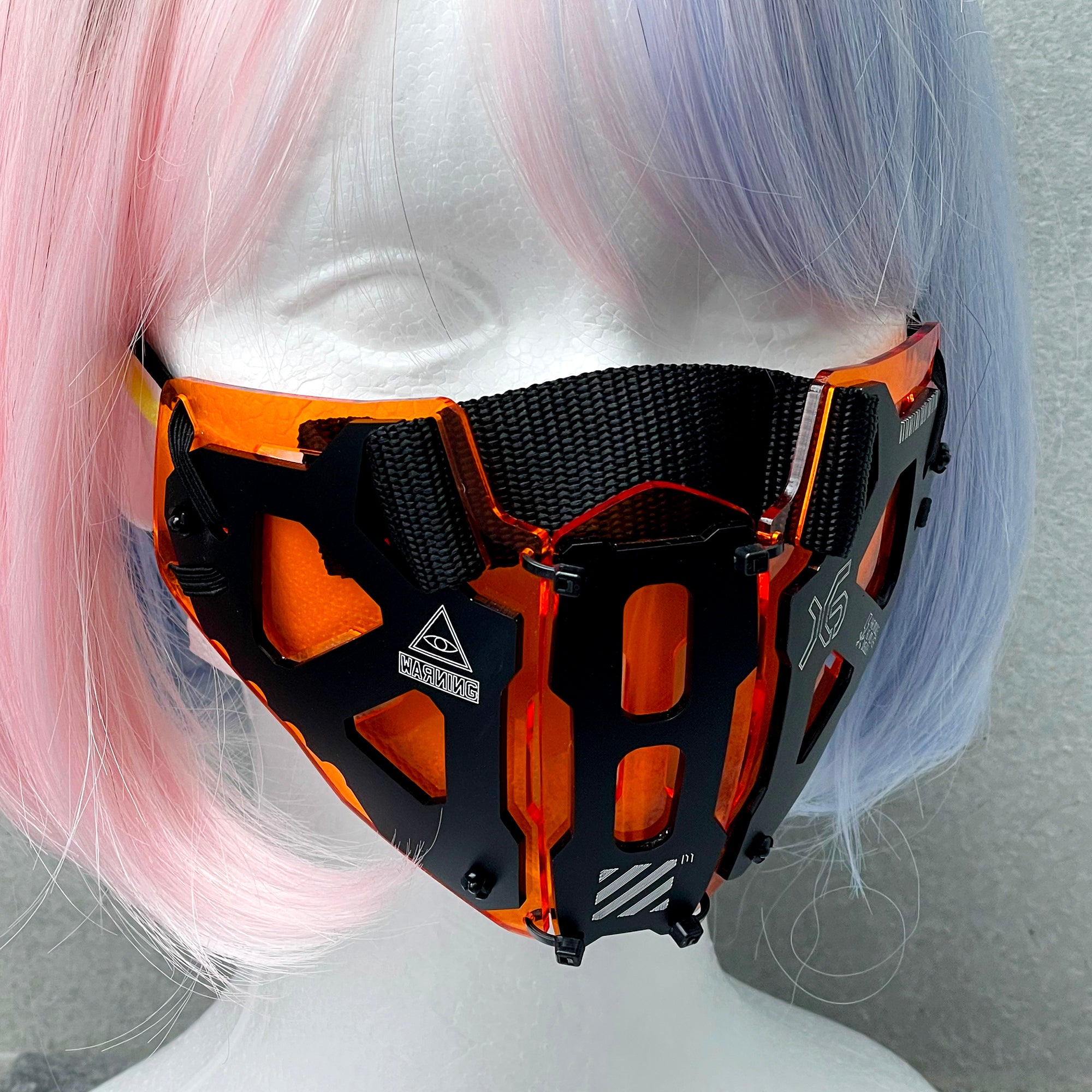 装甲マスクユニットmk16 orange x black