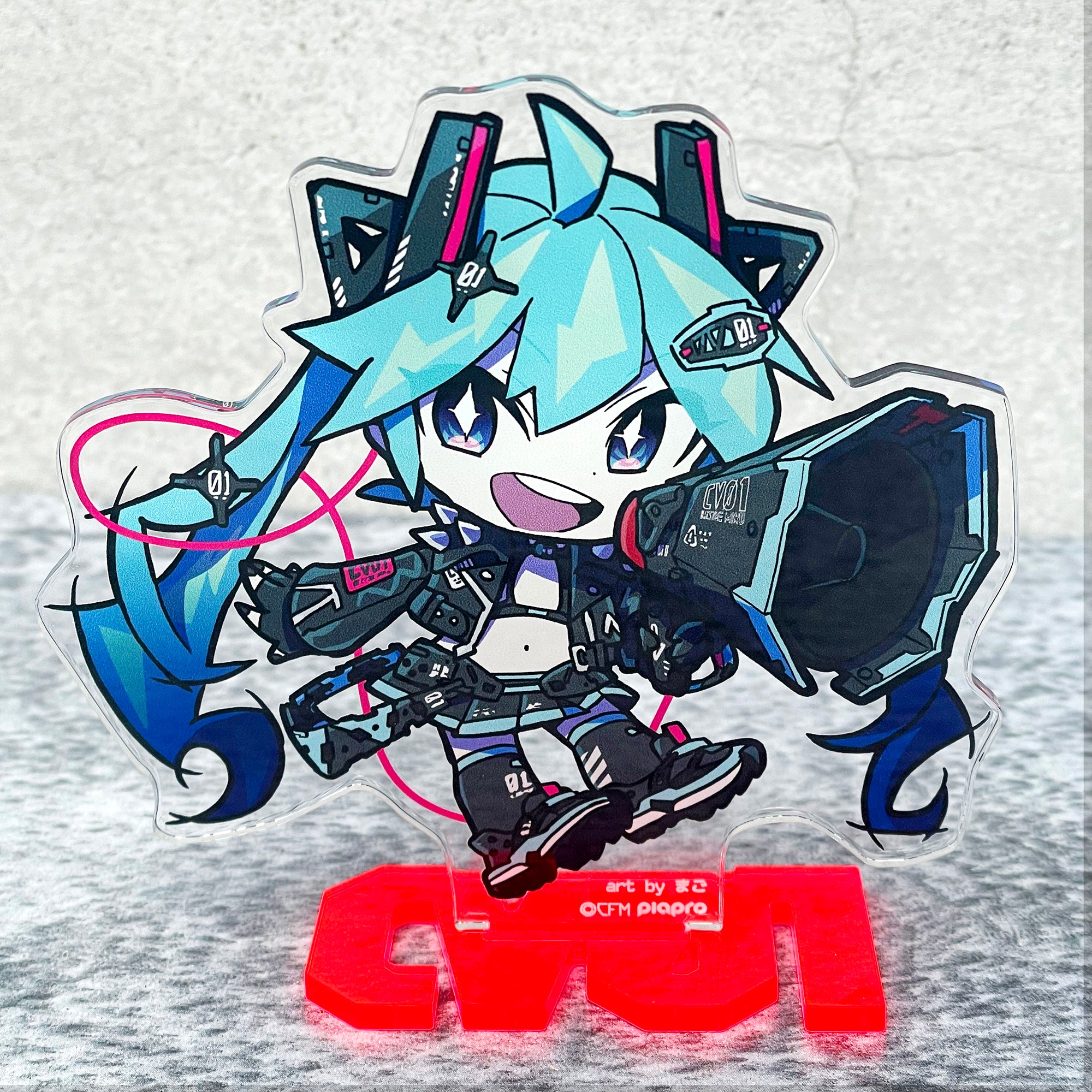 初音ミクx中央町戦術工芸 SDアクリルスタンド