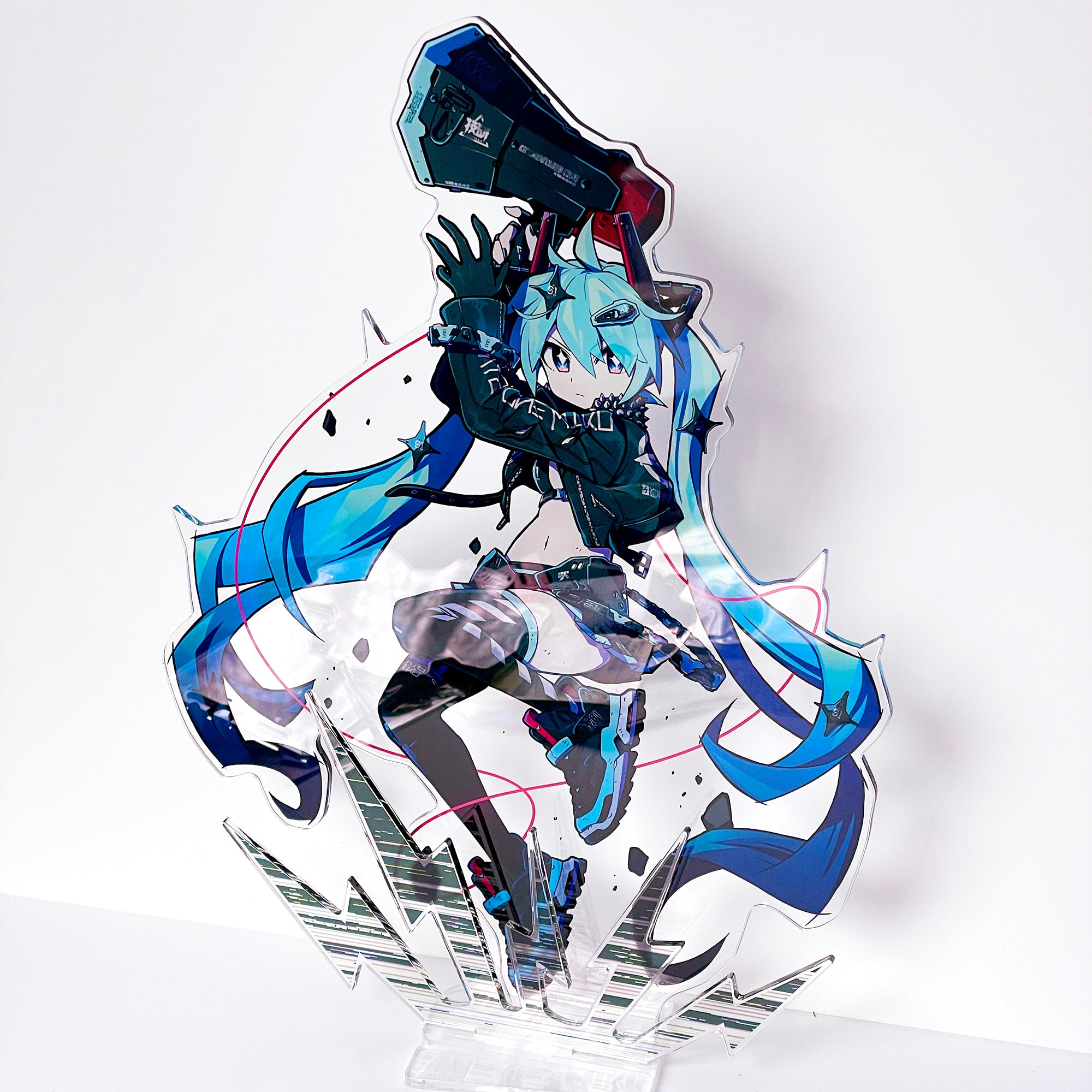 初音ミクx中央町戦術工芸 特大アクリルスタンド