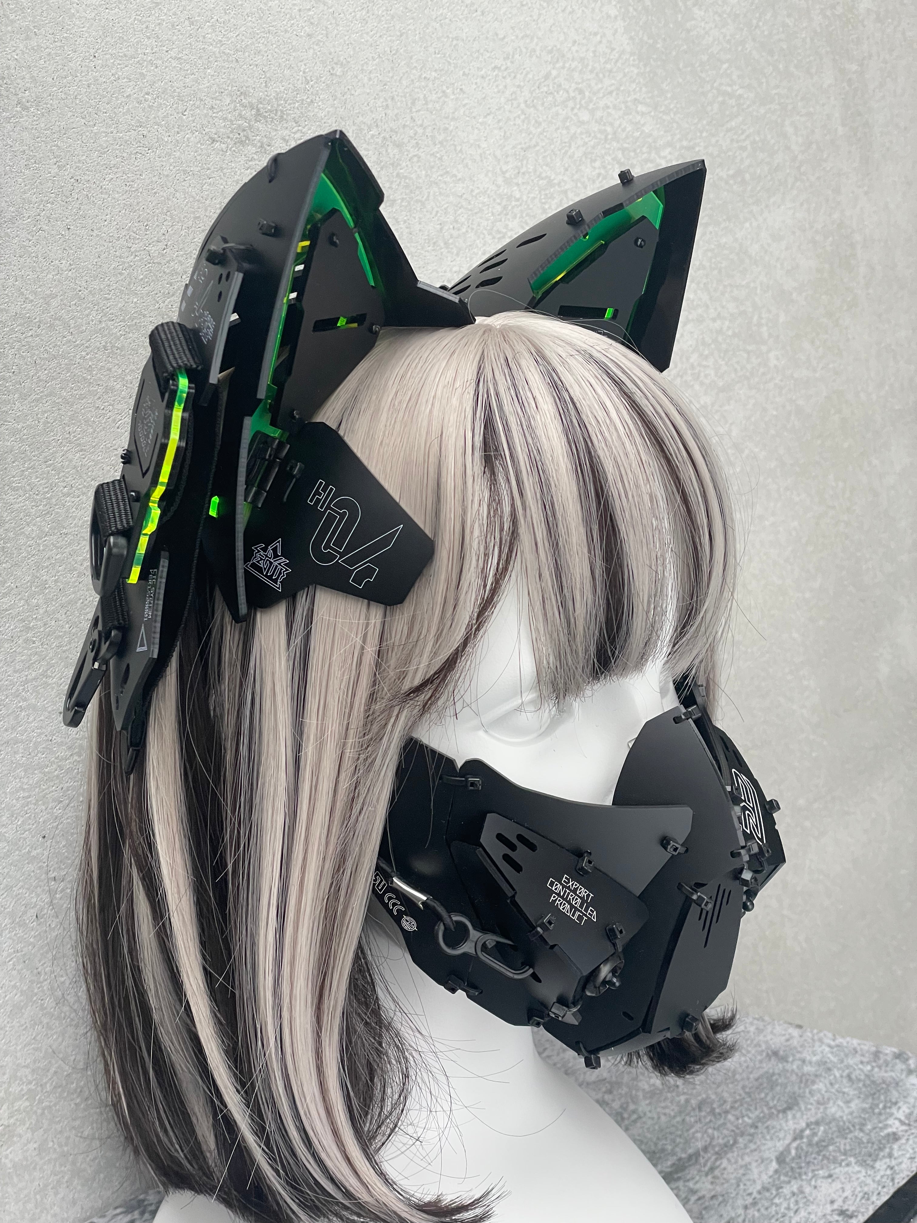 大型立体ネコミミユニット H-04