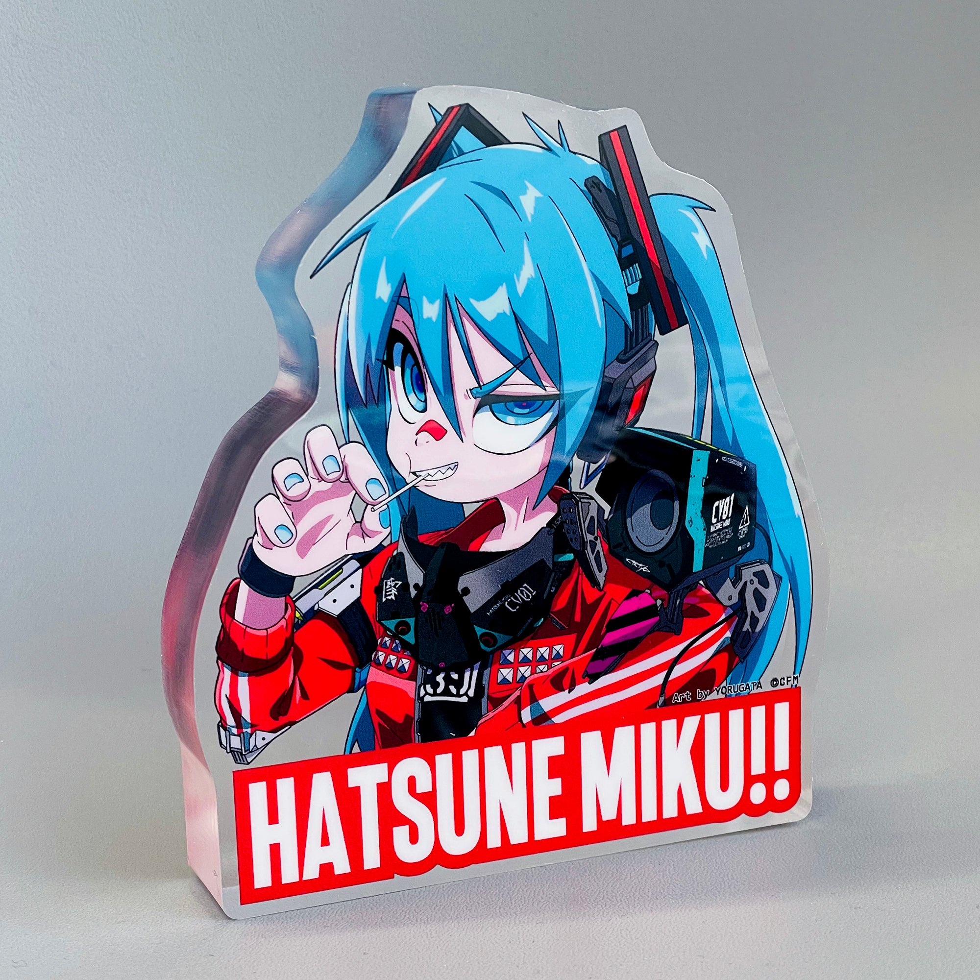 Hatsune Miku acrylic block YORUGATA ver.