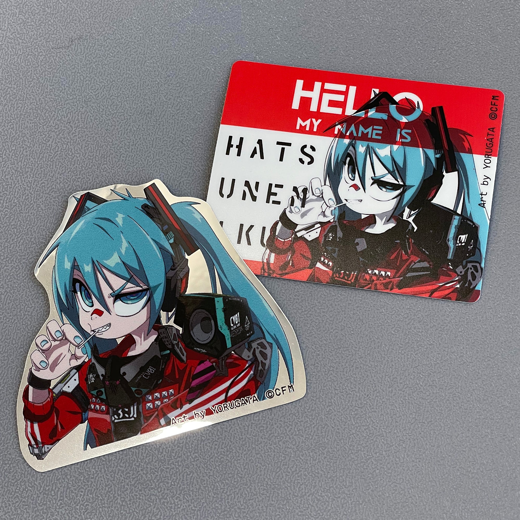 Hatsune Miku sticker set YORUGATA ver.