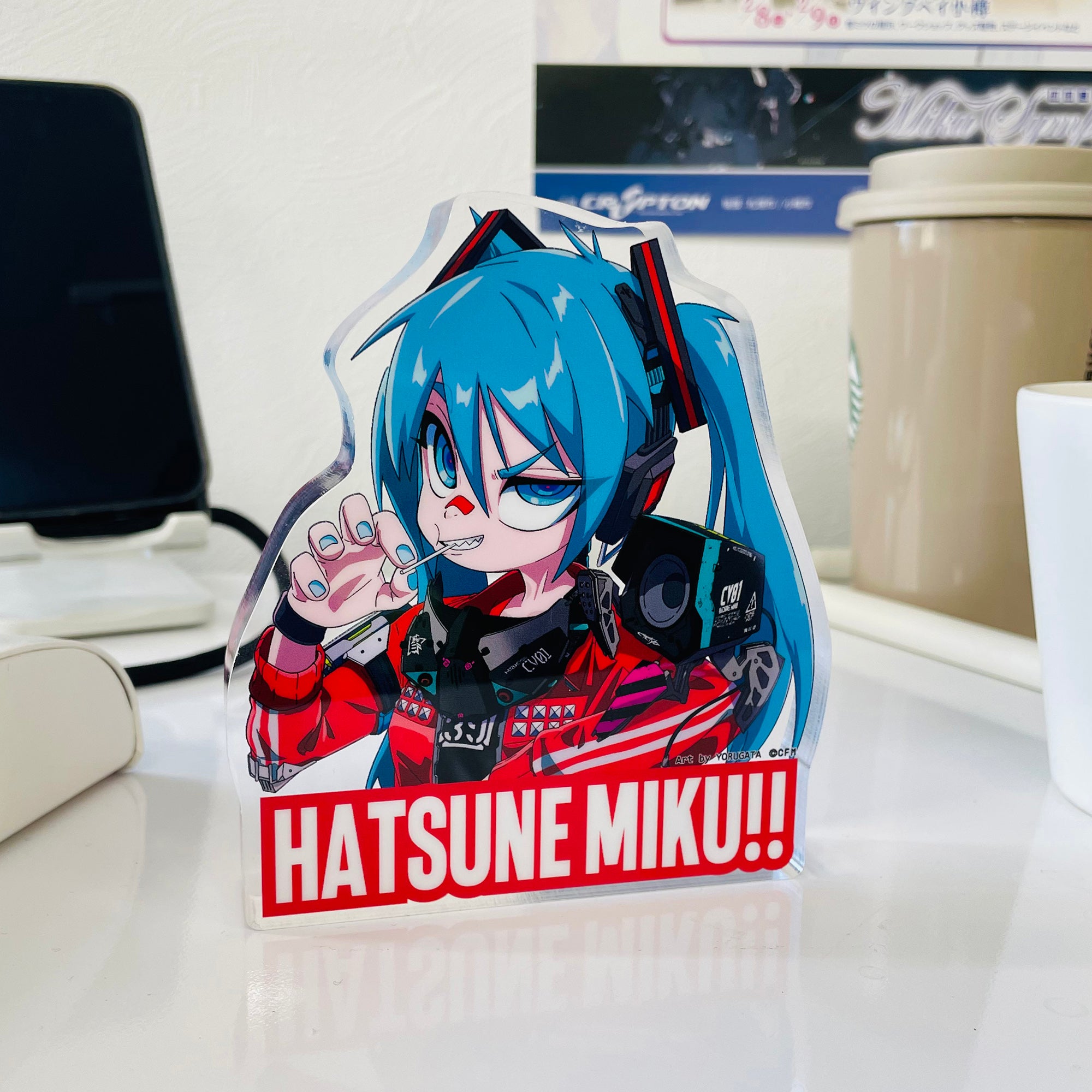 Hatsune Miku acrylic block YORUGATA ver.