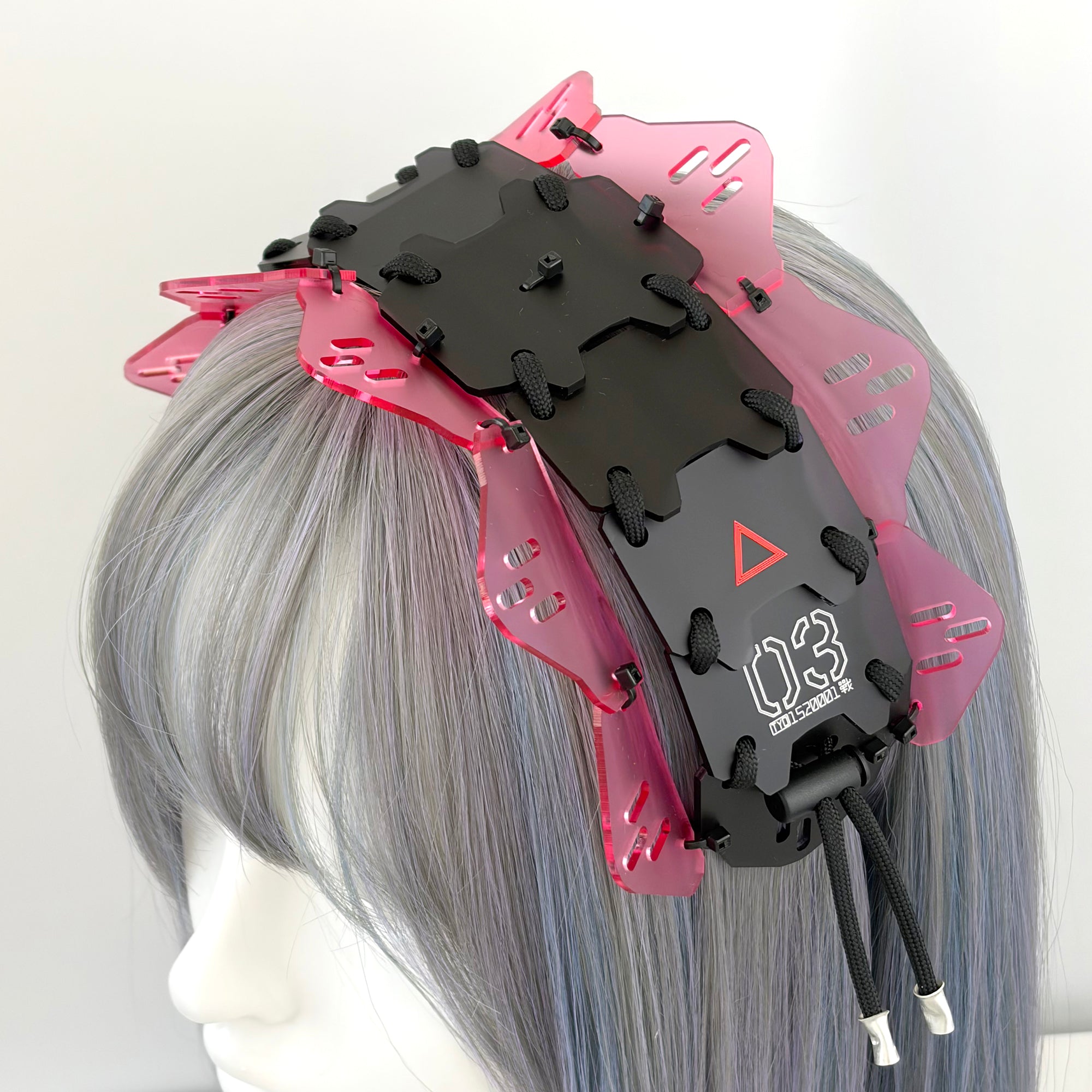 装甲ヘッドドレスユニット03 skeleton model