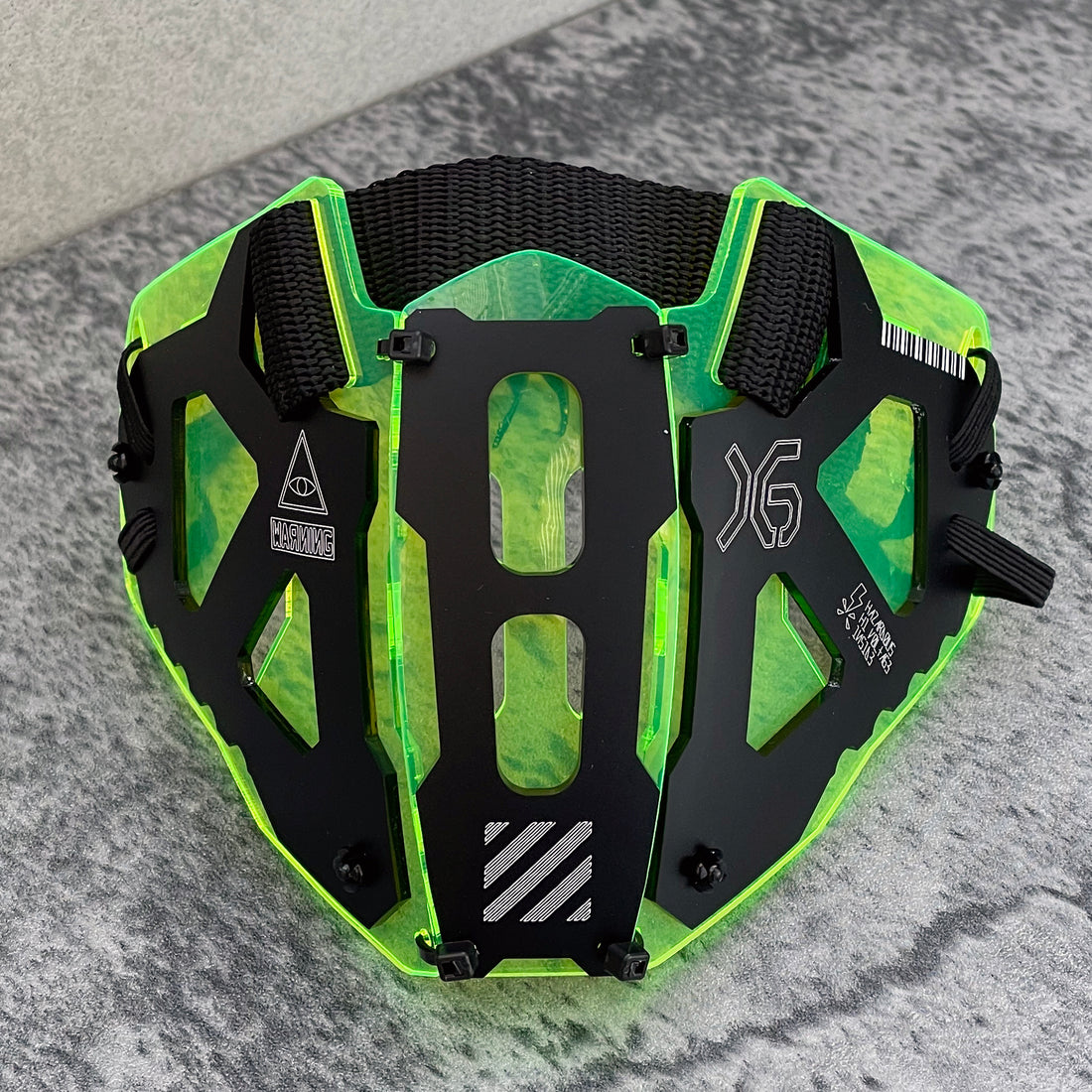 Armored Mask Unit mk16 green x black