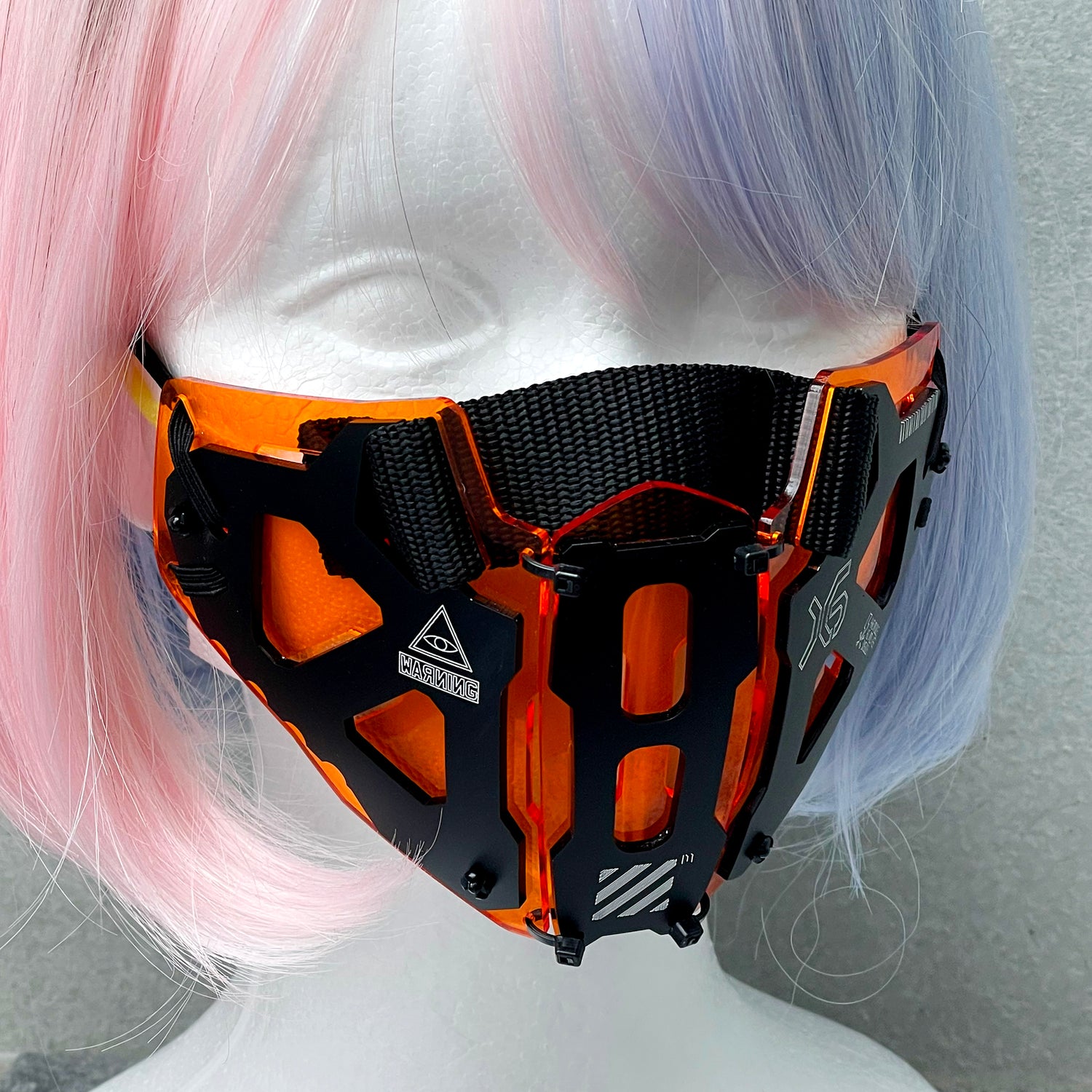 Armored Mask Unit mk16 orange x black