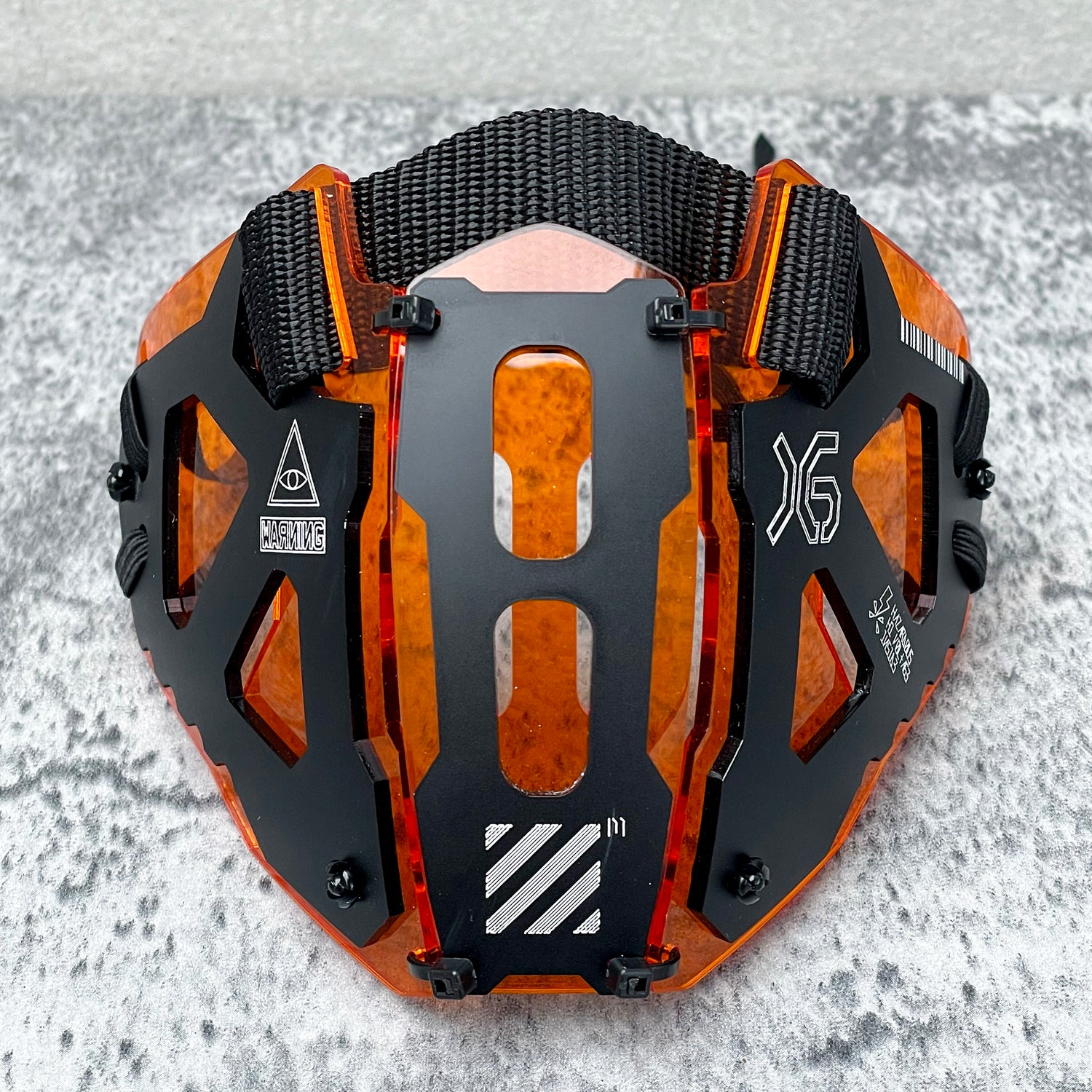 Armored Mask Unit mk16 orange x black