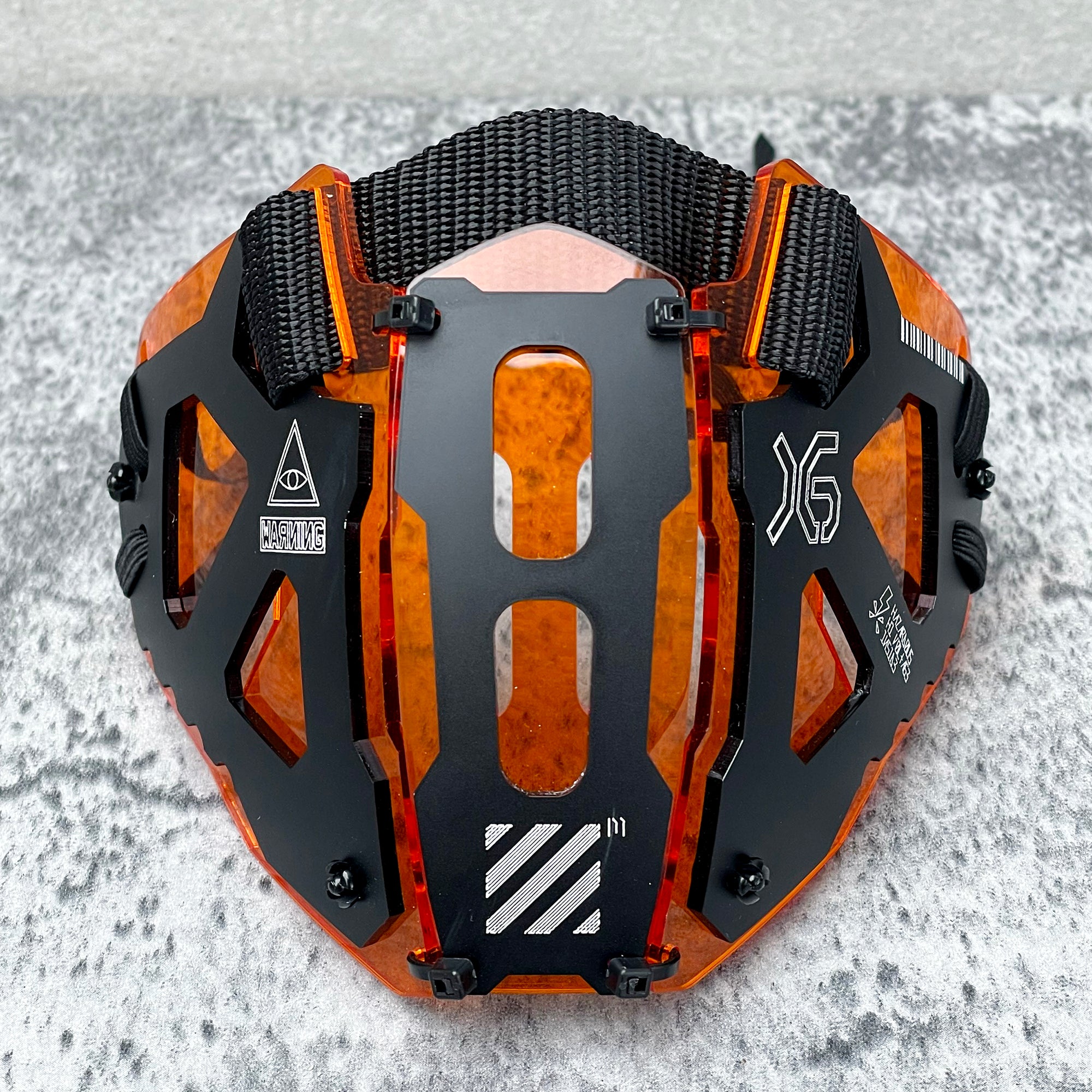 Armored Mask Unit mk16 orange x black