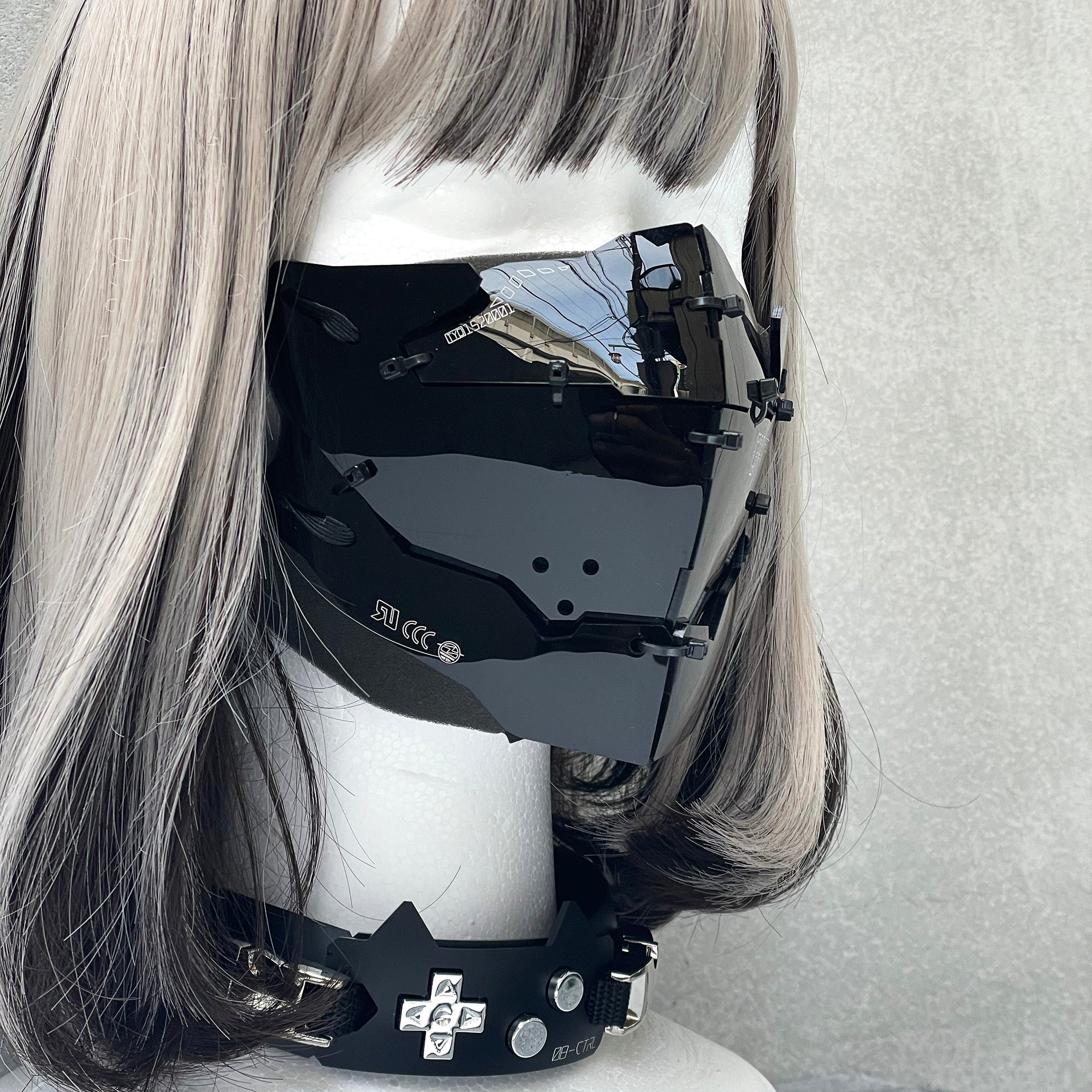 【中央町戦術工芸】装甲マスクユニットmk11 BLACK Mサイズ 装甲マスクユニットmk11 gloss black – 中央町戦術工芸