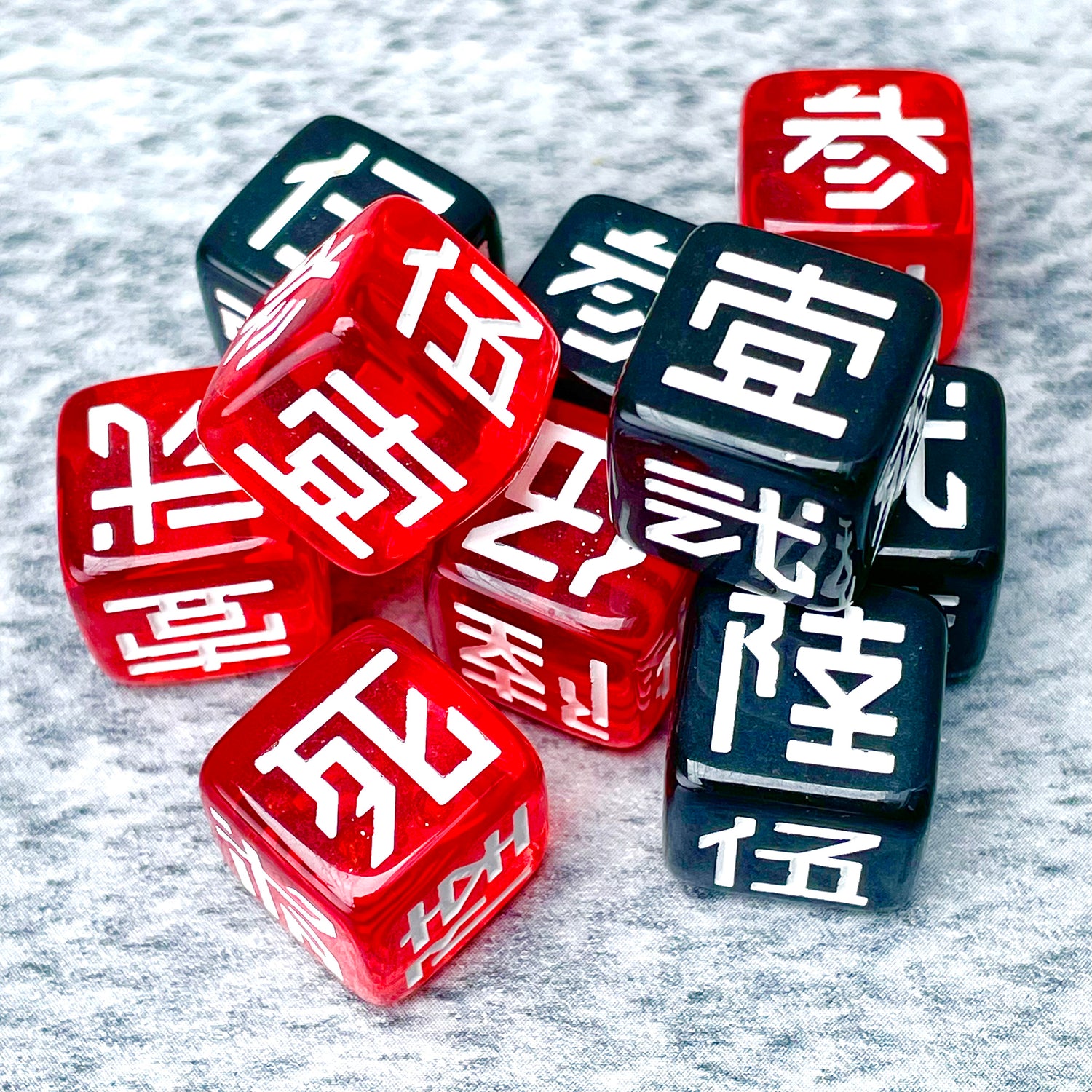 16mm Chinese numerals dice