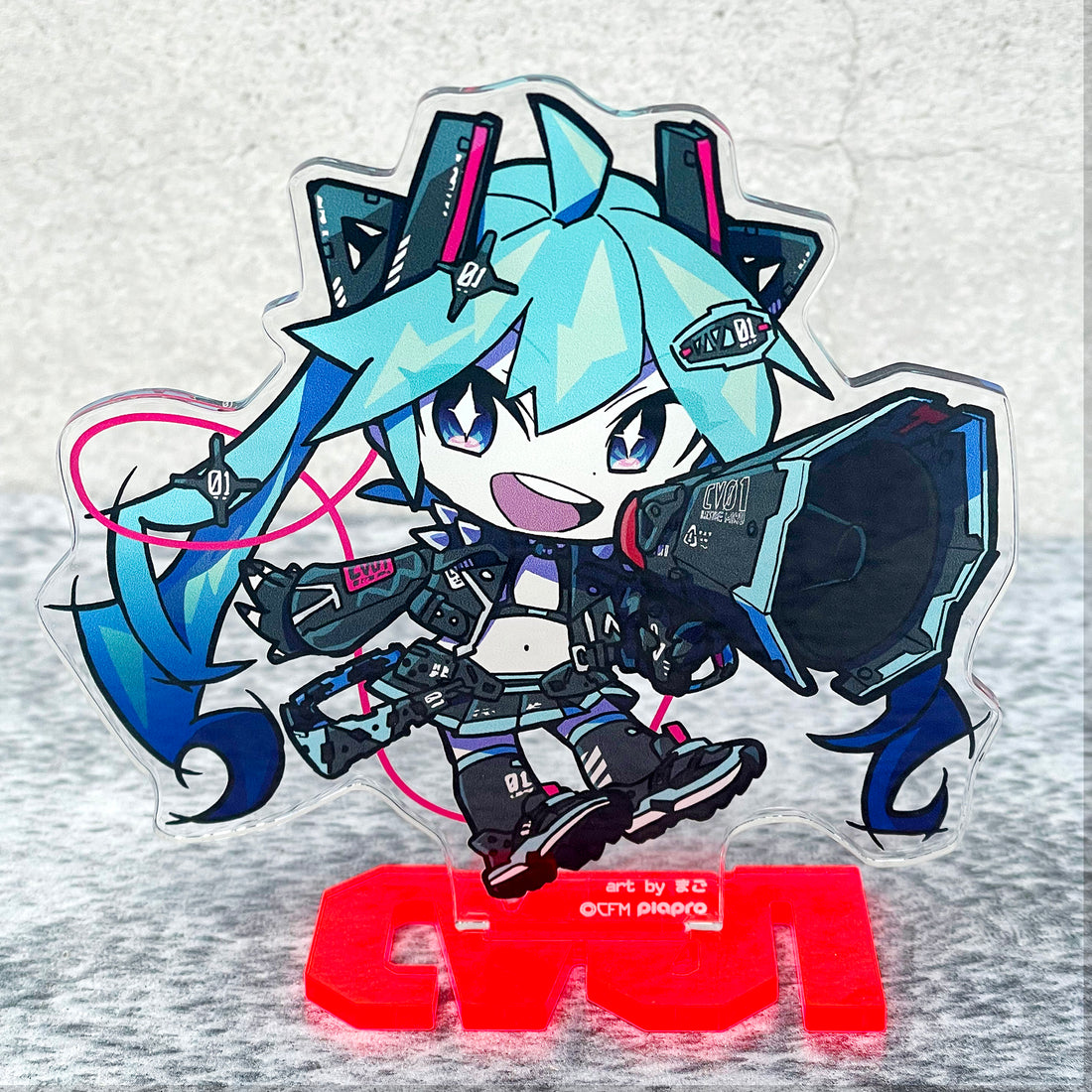 初音ミクx中央町戦術工芸　SDアクリルスタンド