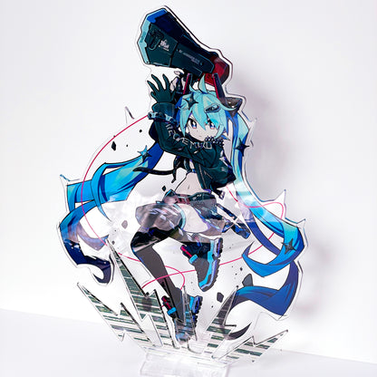 初音ミクx中央町戦術工芸　特大アクリルスタンド