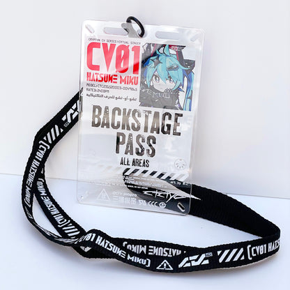 初音ミクx中央町戦術工芸　アクリルBACKSTAGE PASS
