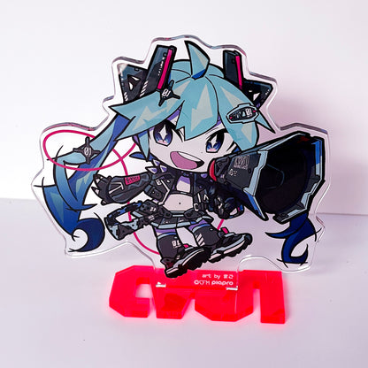 初音ミクx中央町戦術工芸　SDアクリルスタンド