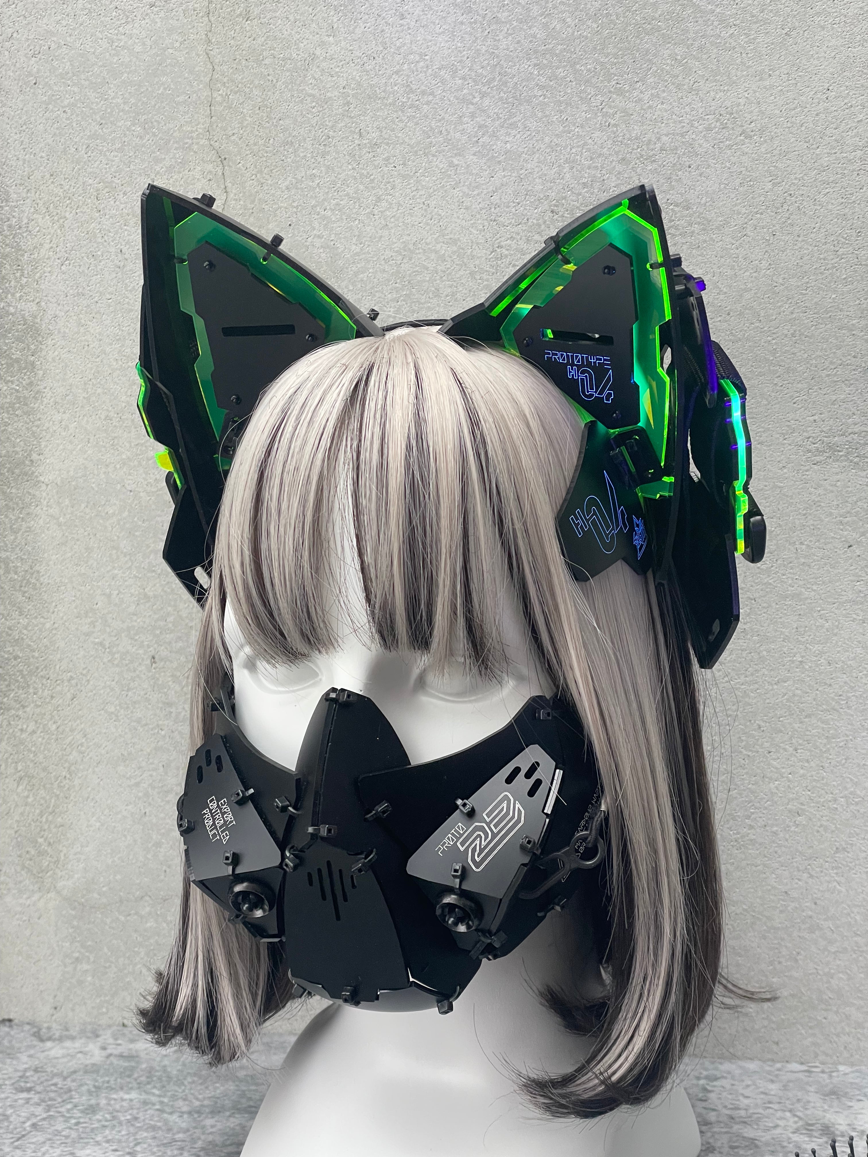 大型立体ネコミミユニット H-04