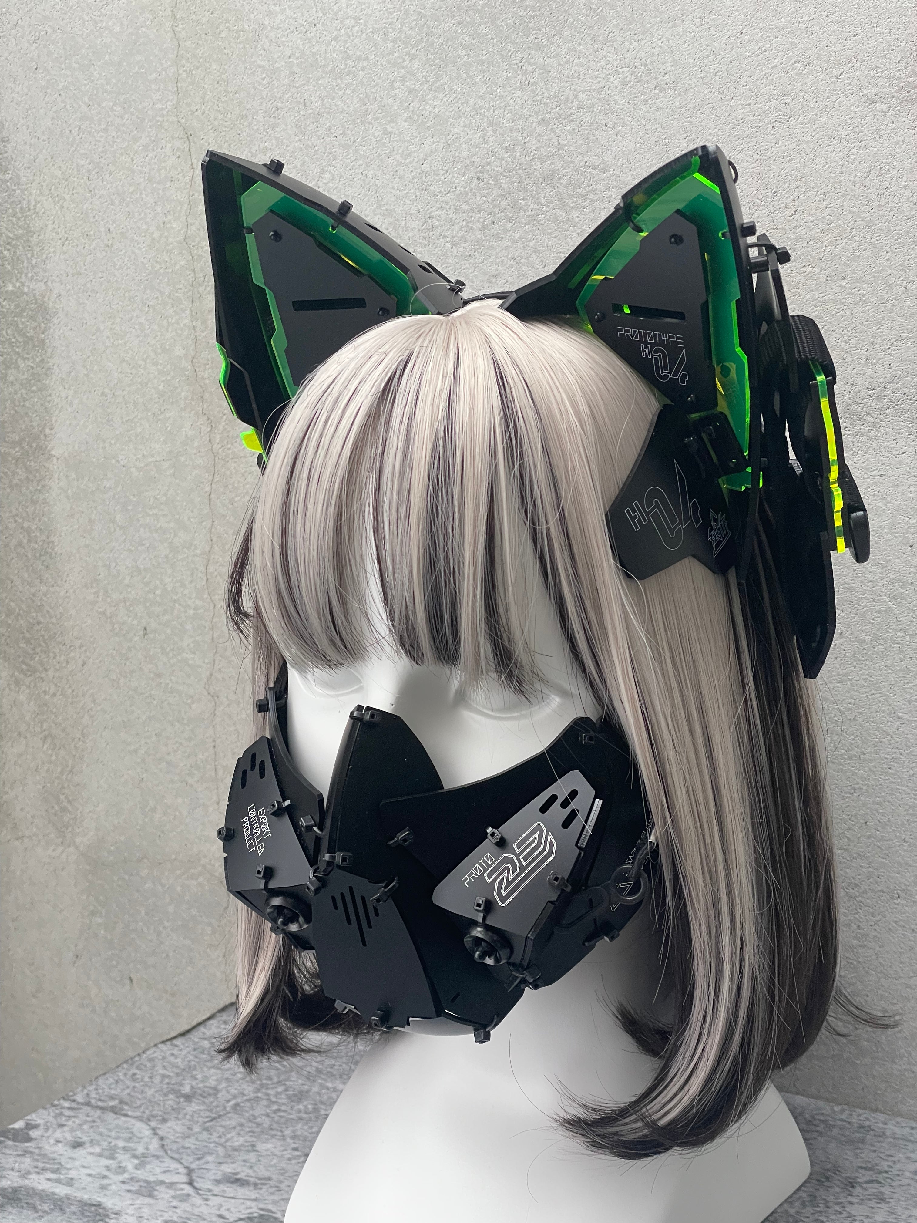 大型立体ネコミミユニット H-04