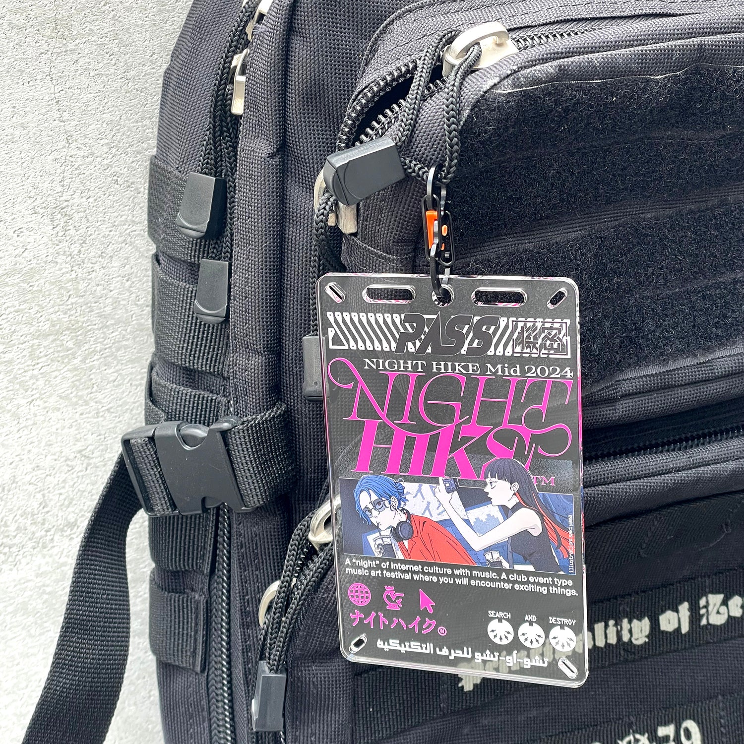 NGHT HIKE x Chuocho Tactical Crafts ID Pass Card