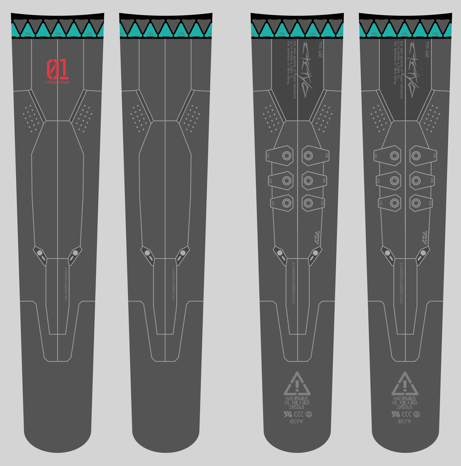 Knee-high socks Hatsune Miku 2024 ver.