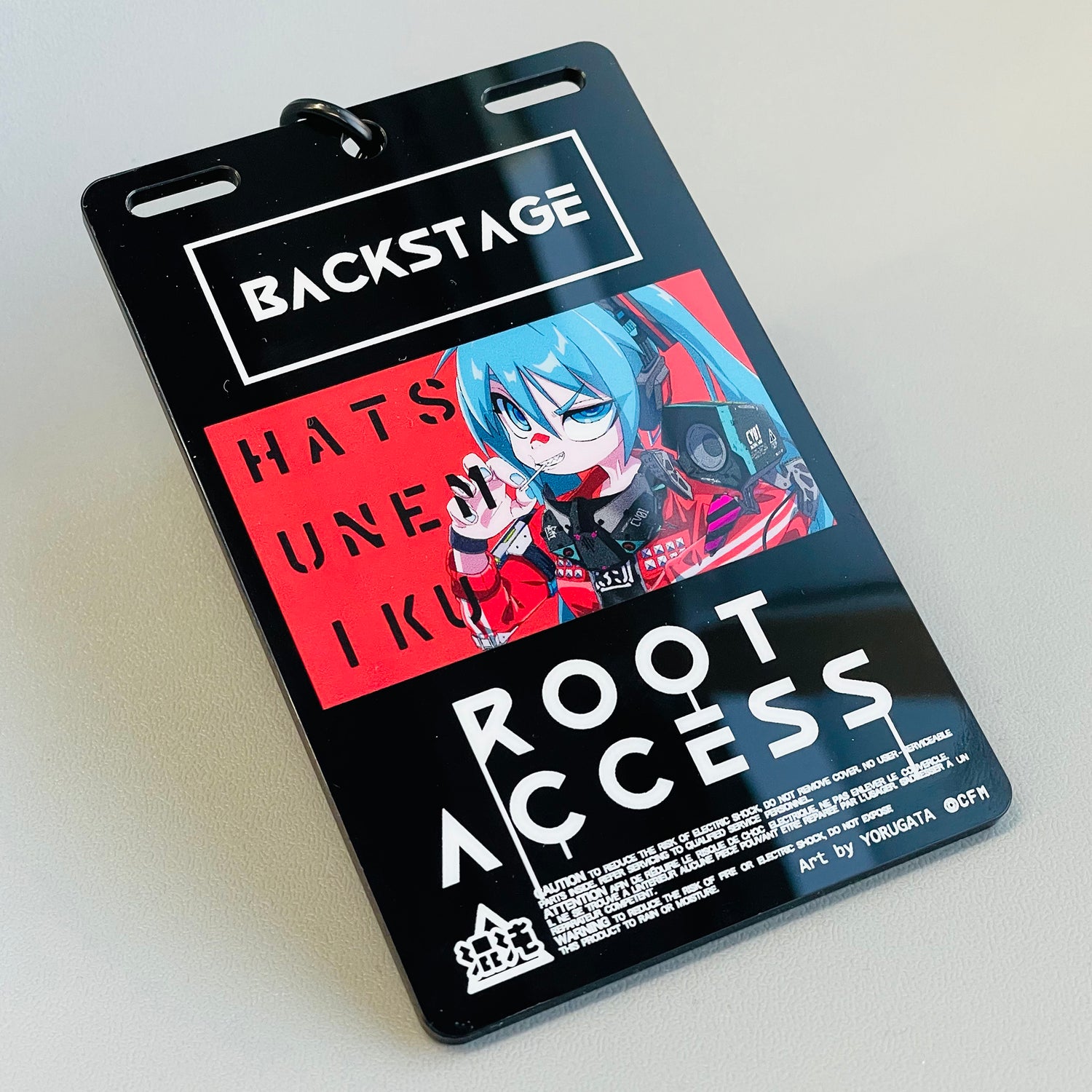 Hatsune Miku Acrylic ID Pass Card YORUGATA ver.