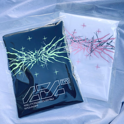 "Productivity" embroidered long sleeve T-shirt Yamauchi Tetsu collaboration model