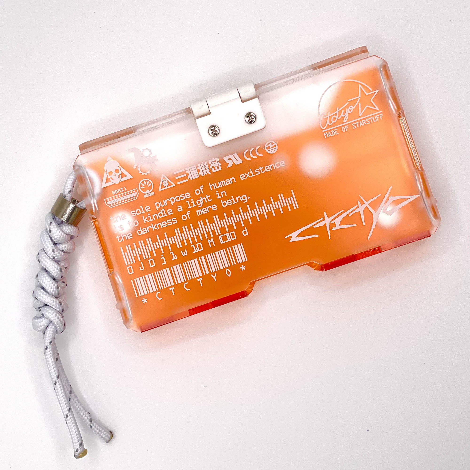 装甲カードコンテナユニットmk4+[名刺サイズ]【EC限定】clear x orange