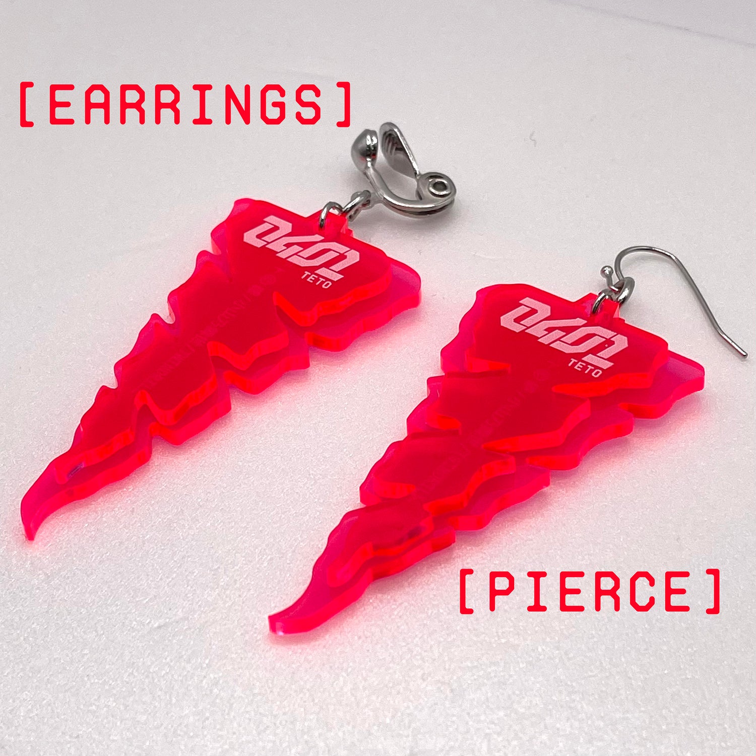 重音テト アクリルイヤリング・ピアス
