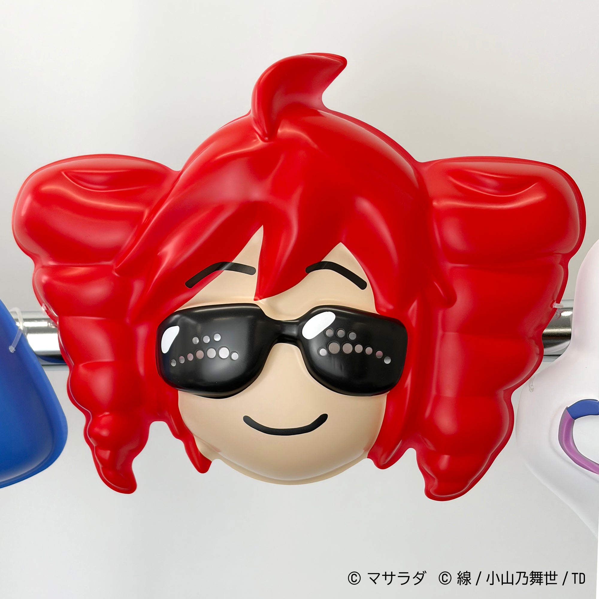 UTAU 重音テト ラバーストラップ ニコニコ超会議限定販売 小山乃舞世 レア 重音テトお面 ライアーダンサーVer.【CTCRECORDS】 – 中央町戦術工芸