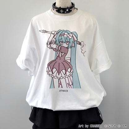 「いますぐ輪廻」　ドローコードTシャツ【CTCRECORDS】