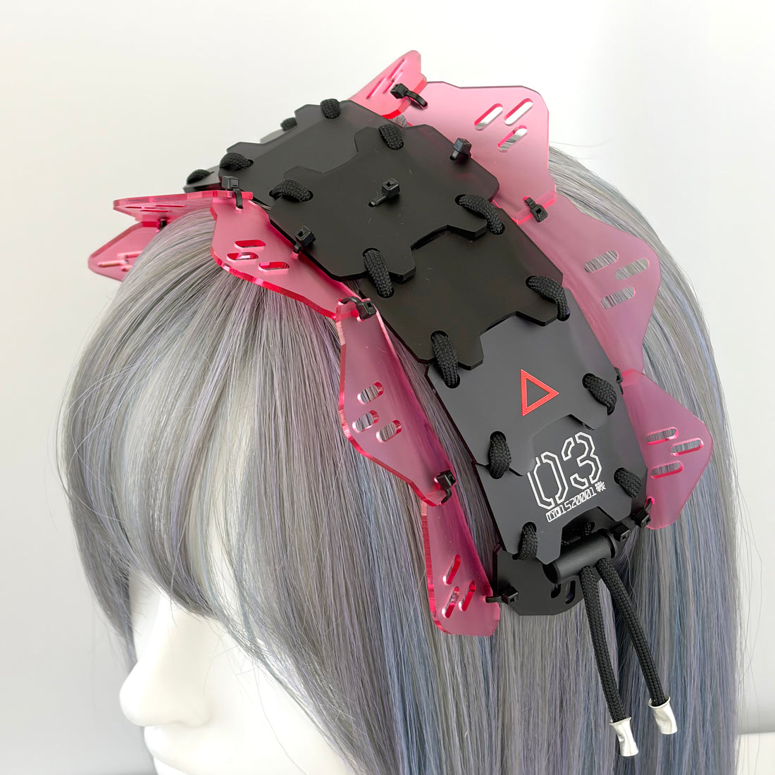 装甲ヘッドドレスユニット03 skeleton model