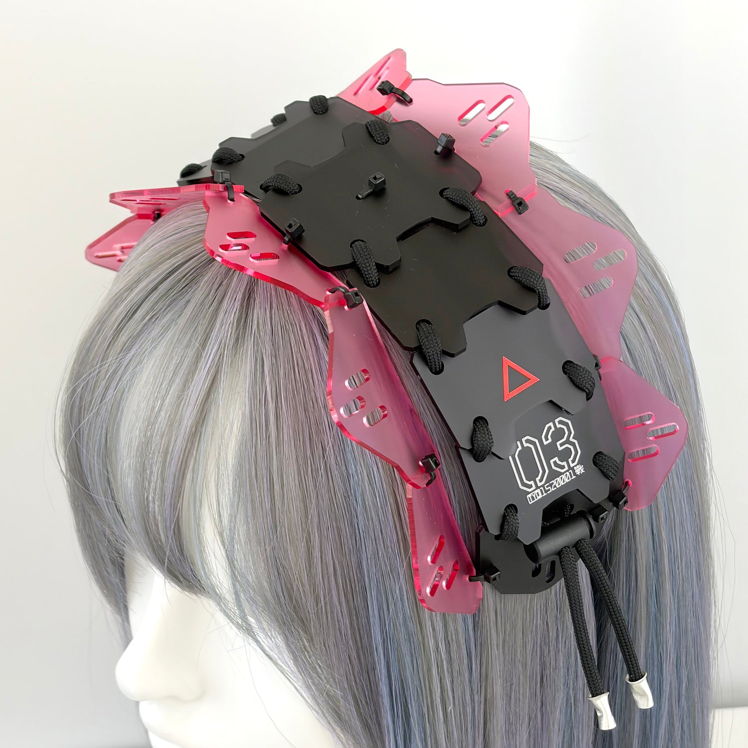 装甲ヘッドドレスユニット03 skeleton model
