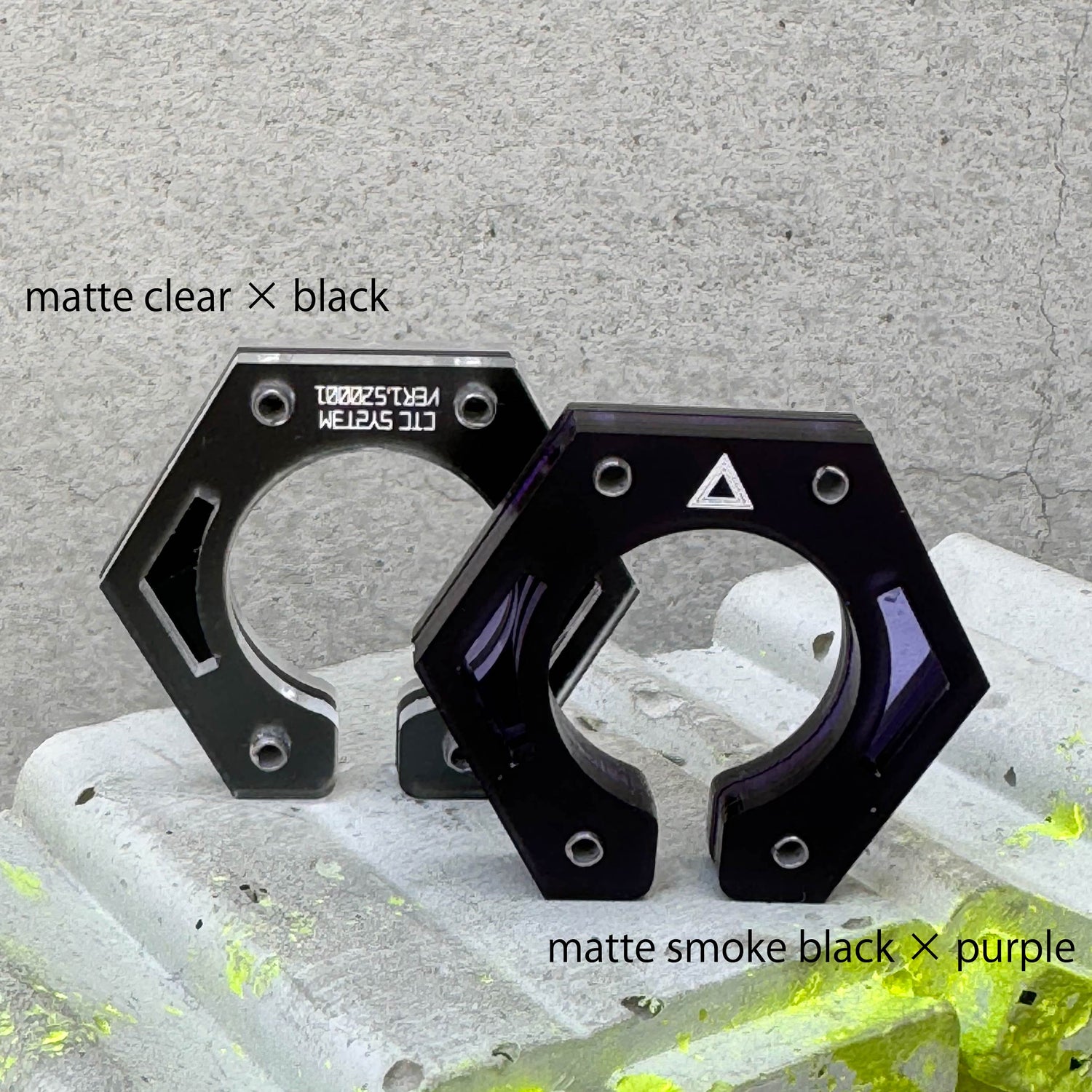 Ear cuff unit type_hexa print