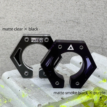 Ear cuff unit type_hexa print