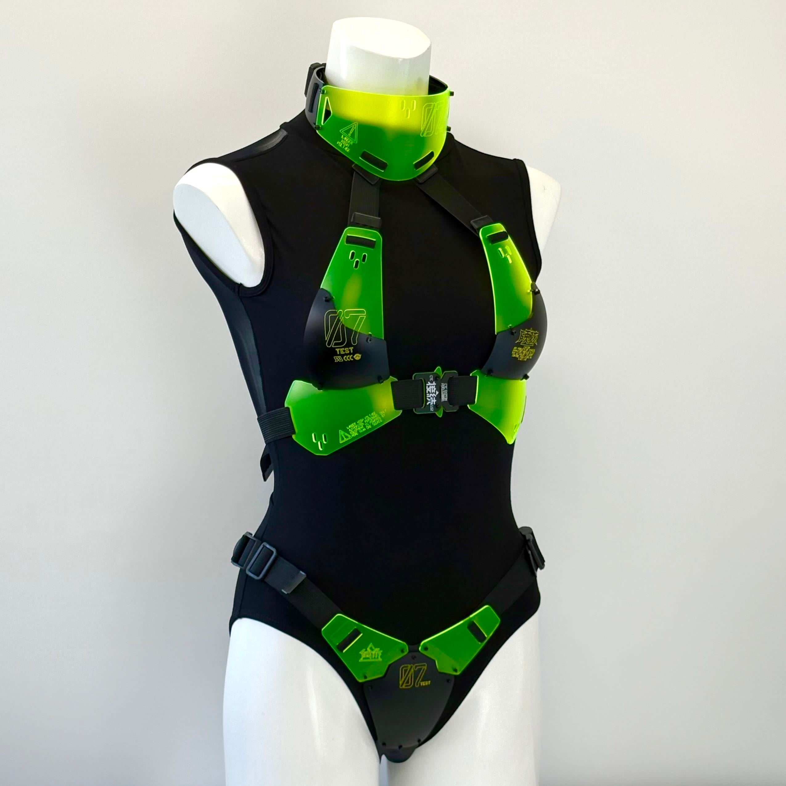 中央町戦術工芸 装甲ビキニユニット type07 black×green 05 ビキニ/ボディアクセ[bikini/body] – 中央町戦術工芸