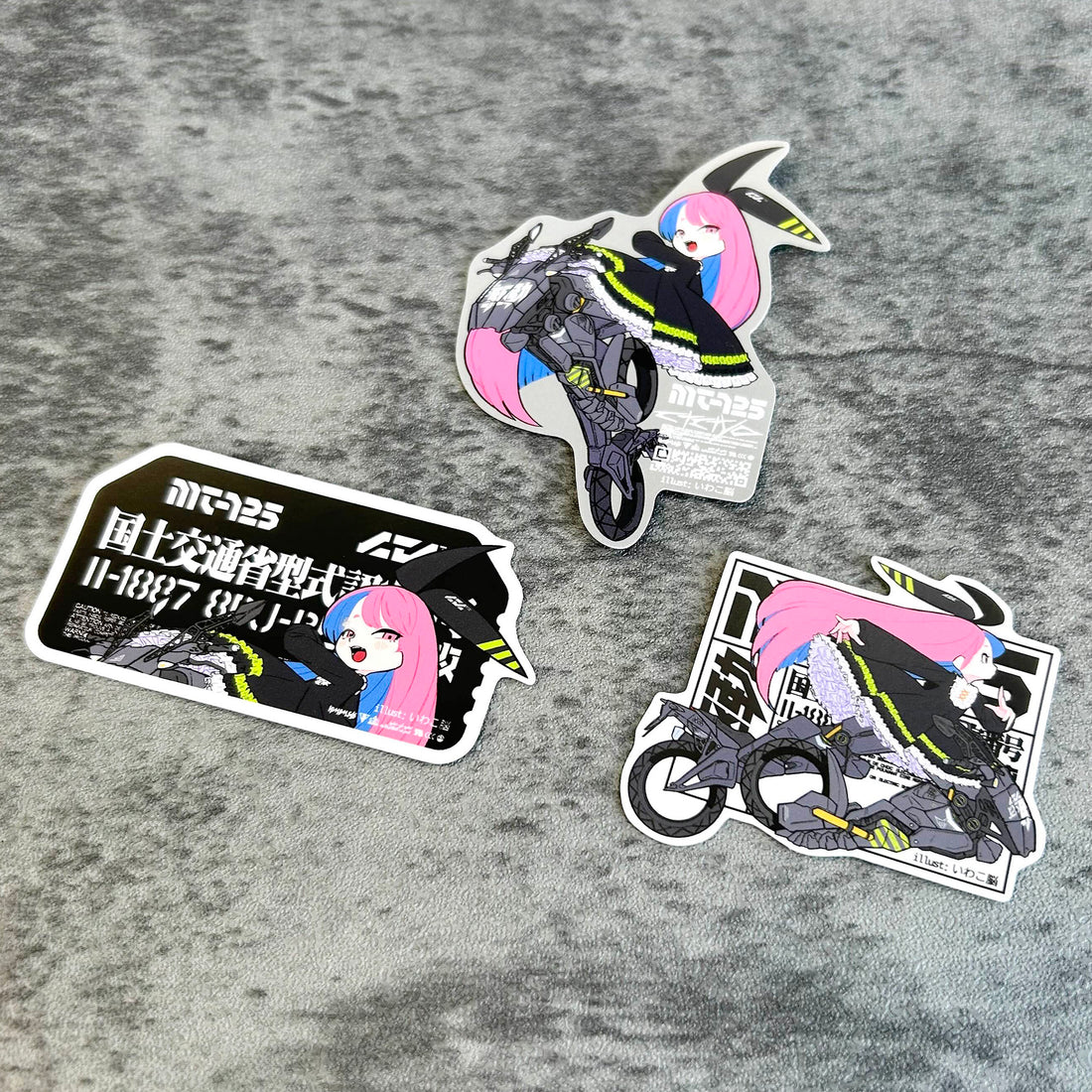 YAMAHA | Chuomachi Tactical Crafts Collaboration Sticker Set [Iwako Brain]