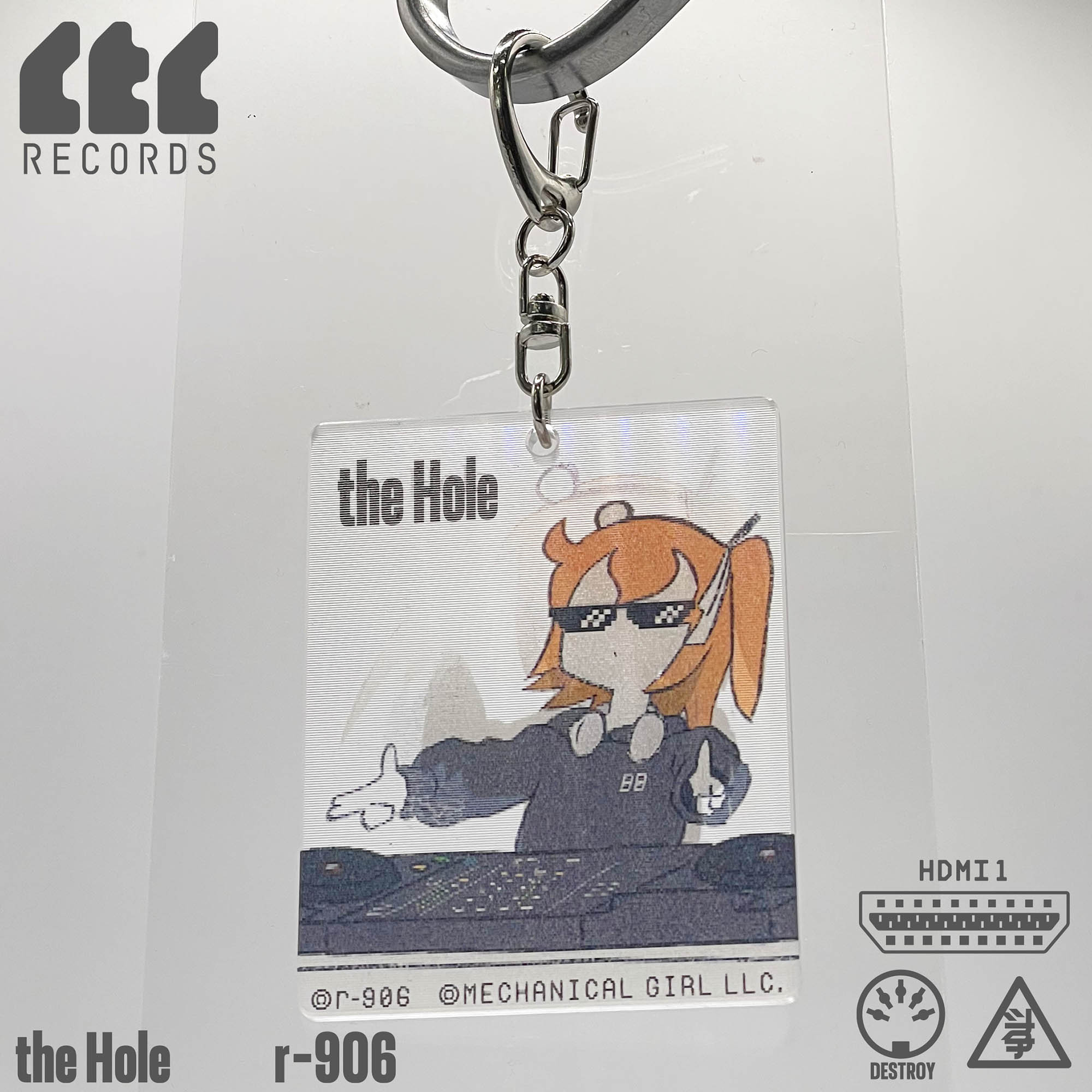 the hole/Rei Adachi animation keychain – 中央町戦術工芸