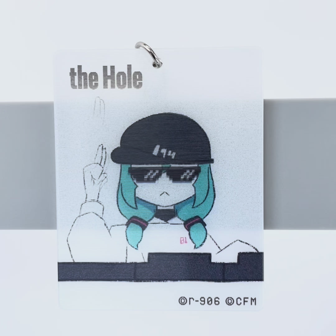 the Hole/初音ミク アニメーションキーホルダー【CTCRECORDS】