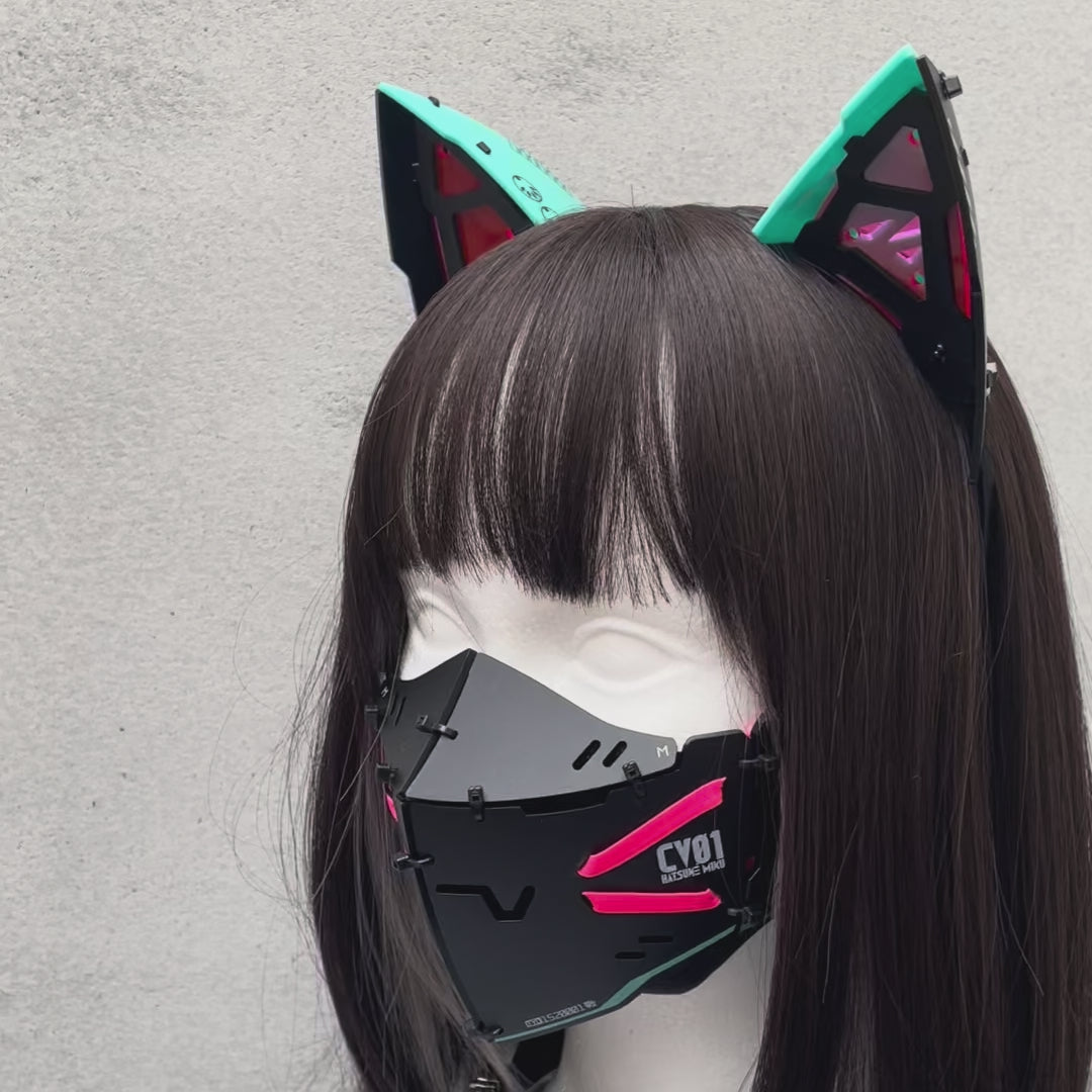 ネコミミユニット プロトタイプ02 初音ミクモデル – 中央町戦術工芸